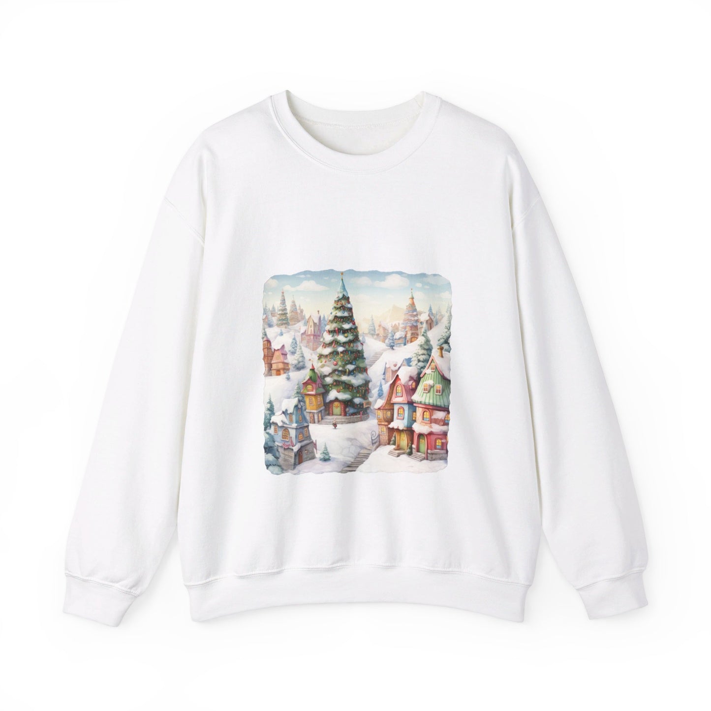 Snowy Christmas Village 16 - Sweatshirt