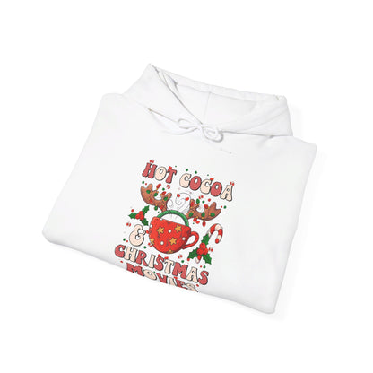 Hot Cocoa & Christmas Movies Design - Hooded Sweatshirt