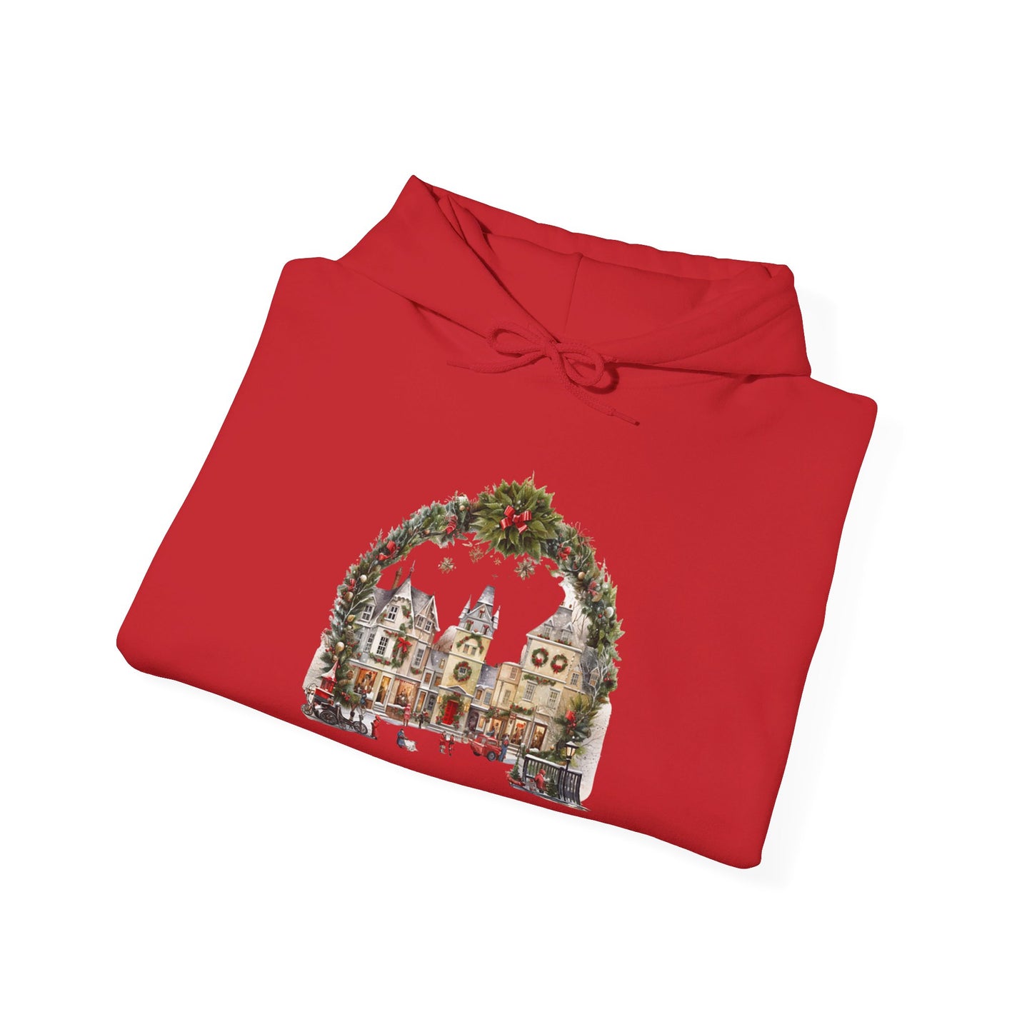 Village Christmas Eve - Hooded Sweatshirt