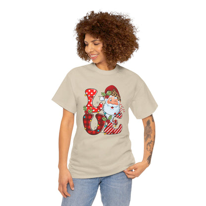 Festive Santa LOVE - T-Shirt