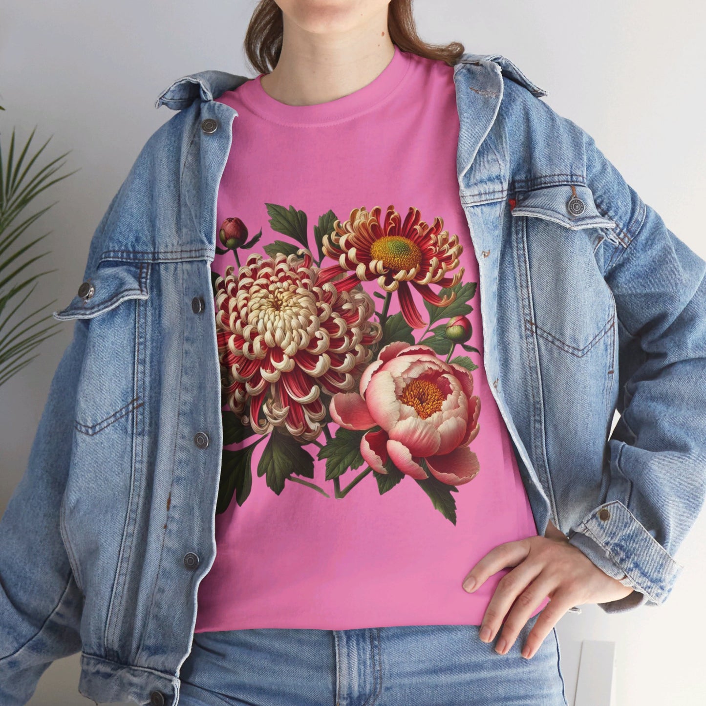 November Flowers - Birth Month - T-Shirt