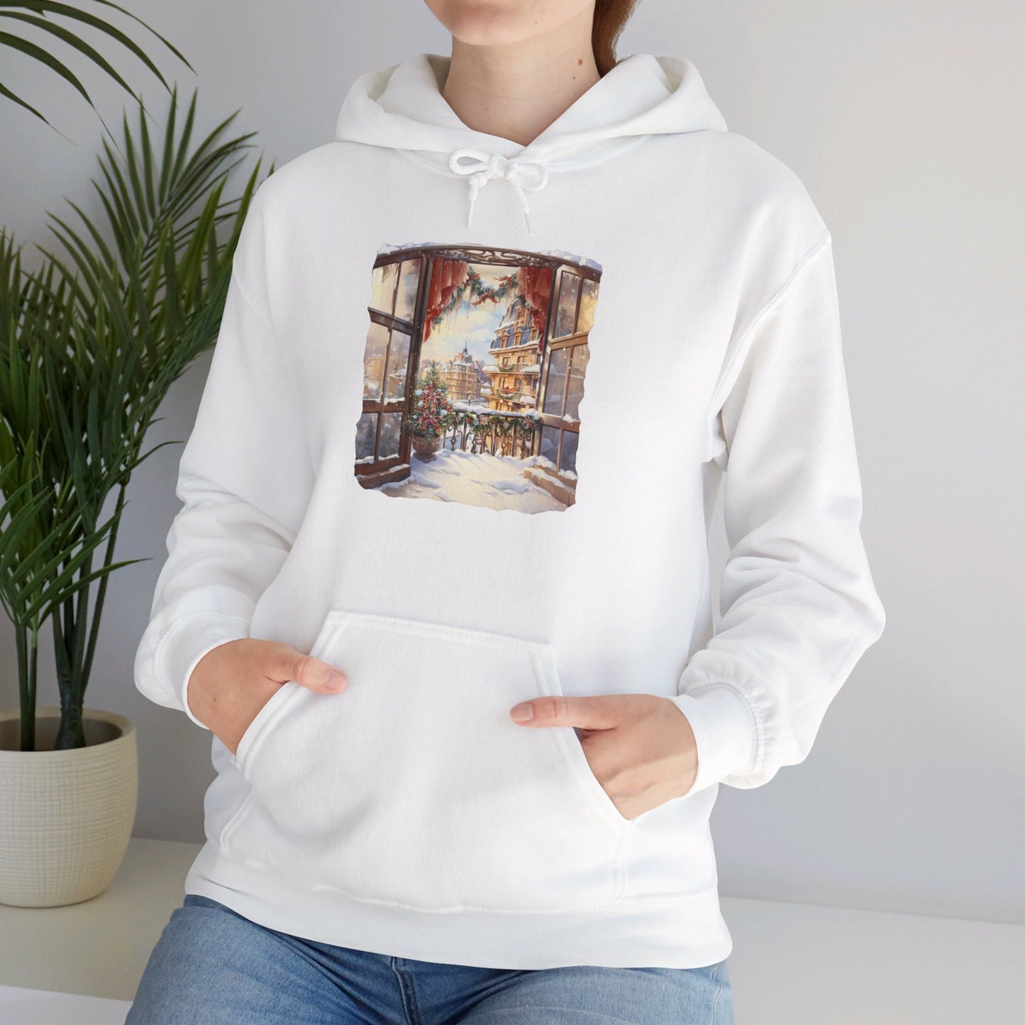 Christmas City To The Window - Hooded Sweatshirt