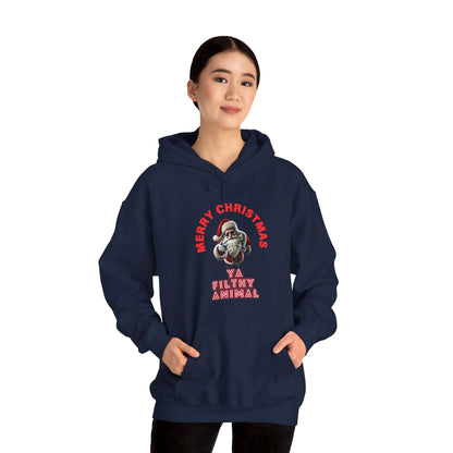 Merry Christmas - Ya Filthy Animal Unisex Heavy Blend™ Hooded Sweatshirt