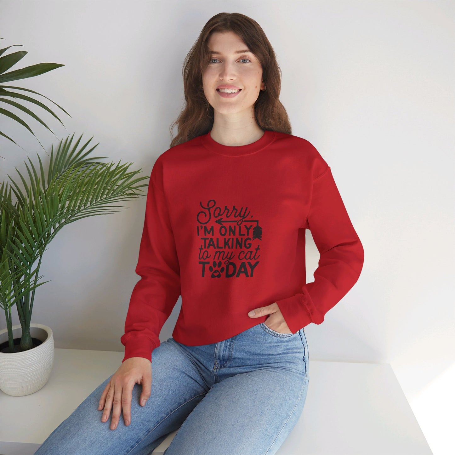 Sorry I'm Only Talking To My Cat - Sweatshirt