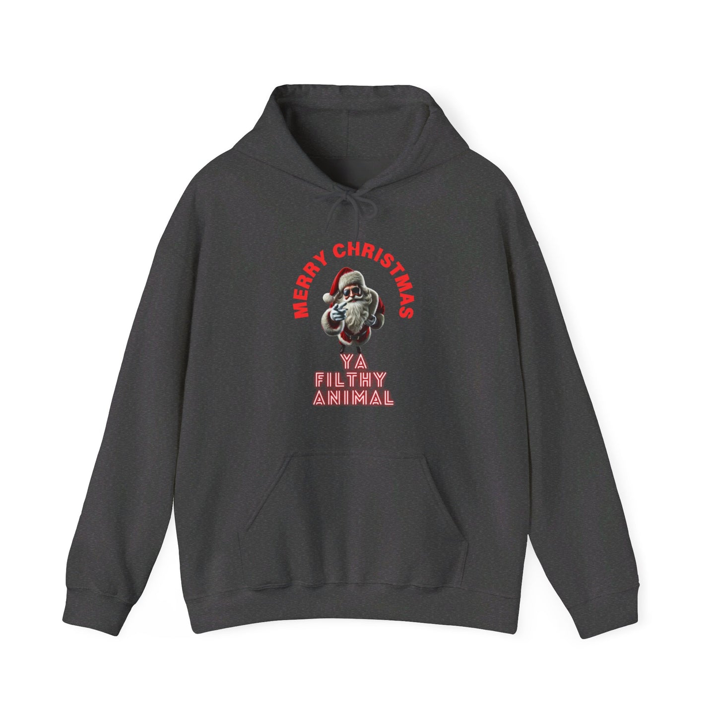 Merry Christmas - Ya Filthy Animal Unisex Heavy Blend™ Hooded Sweatshirt