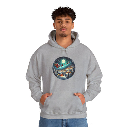 Moonlit Santa Ride - Hooded Sweatshirt