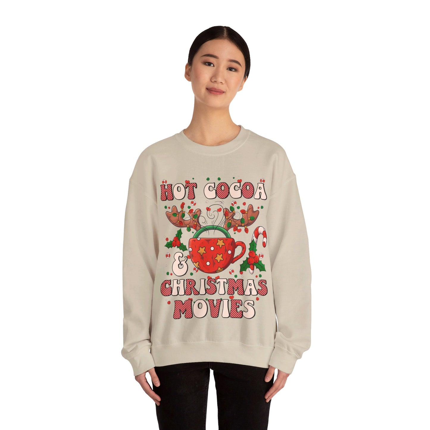 Hot Cocoa Christmas Movies - Crewneck Sweatshirt