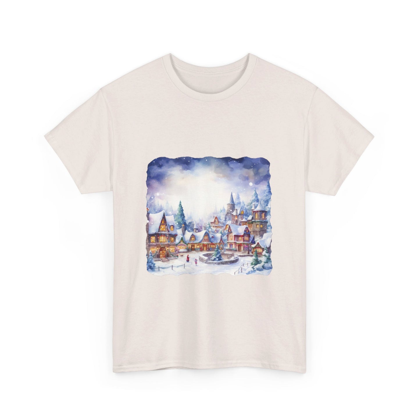 Snowy Christmas Village 5 - T-Shirt