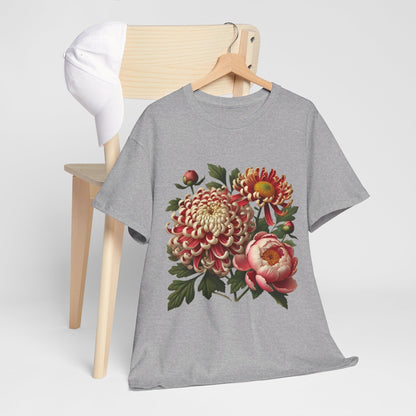 November Flowers - Birth Month - T-Shirt