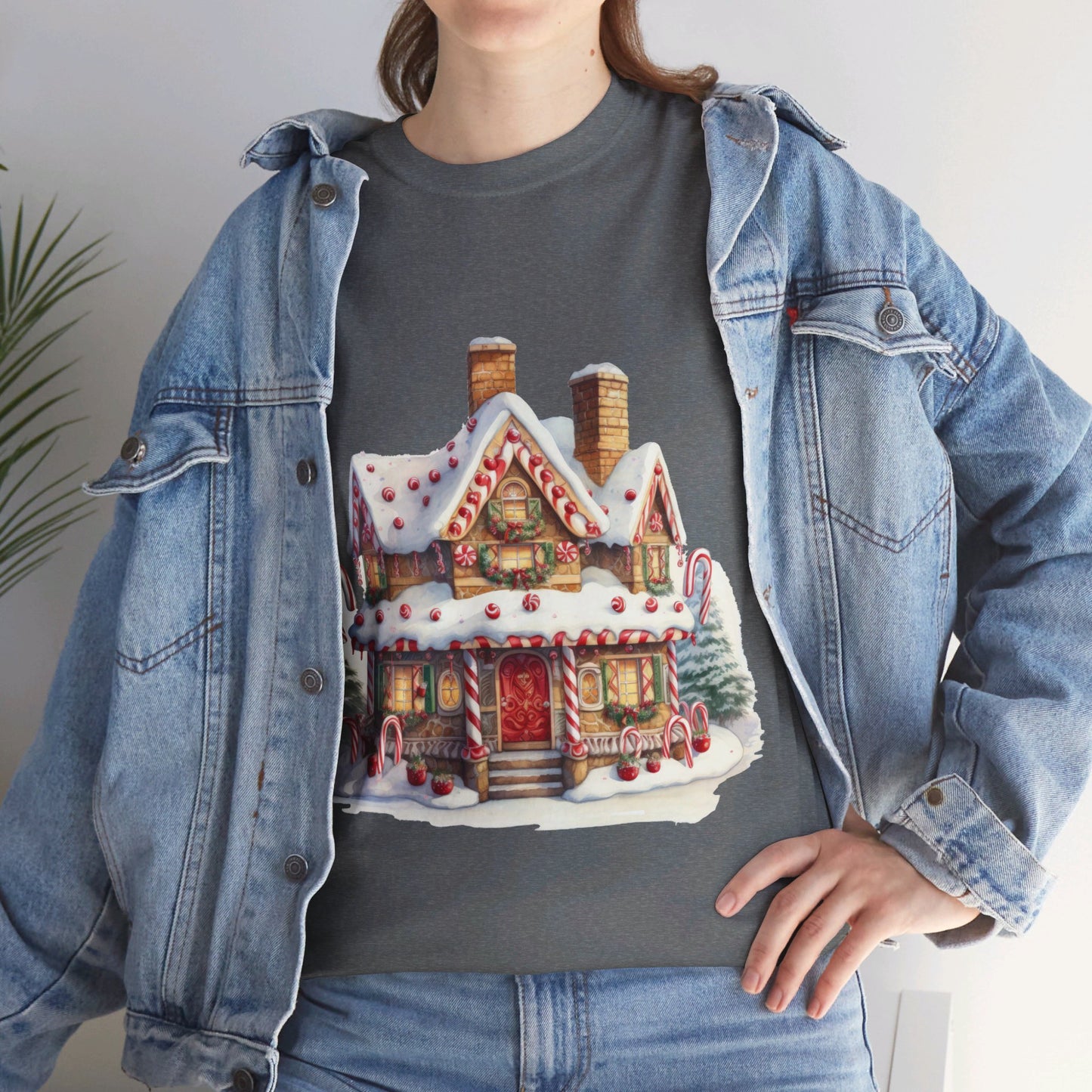 Snowy Christmas Village-15-T-Shirt