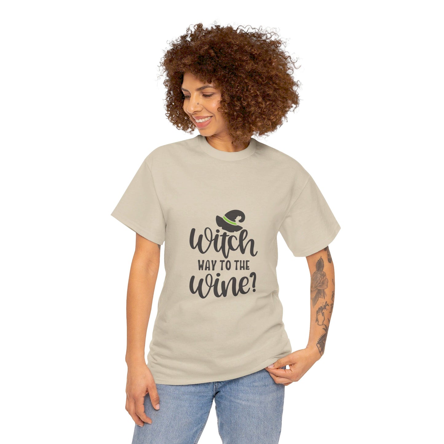 Witch way to the wine-T-Shirt