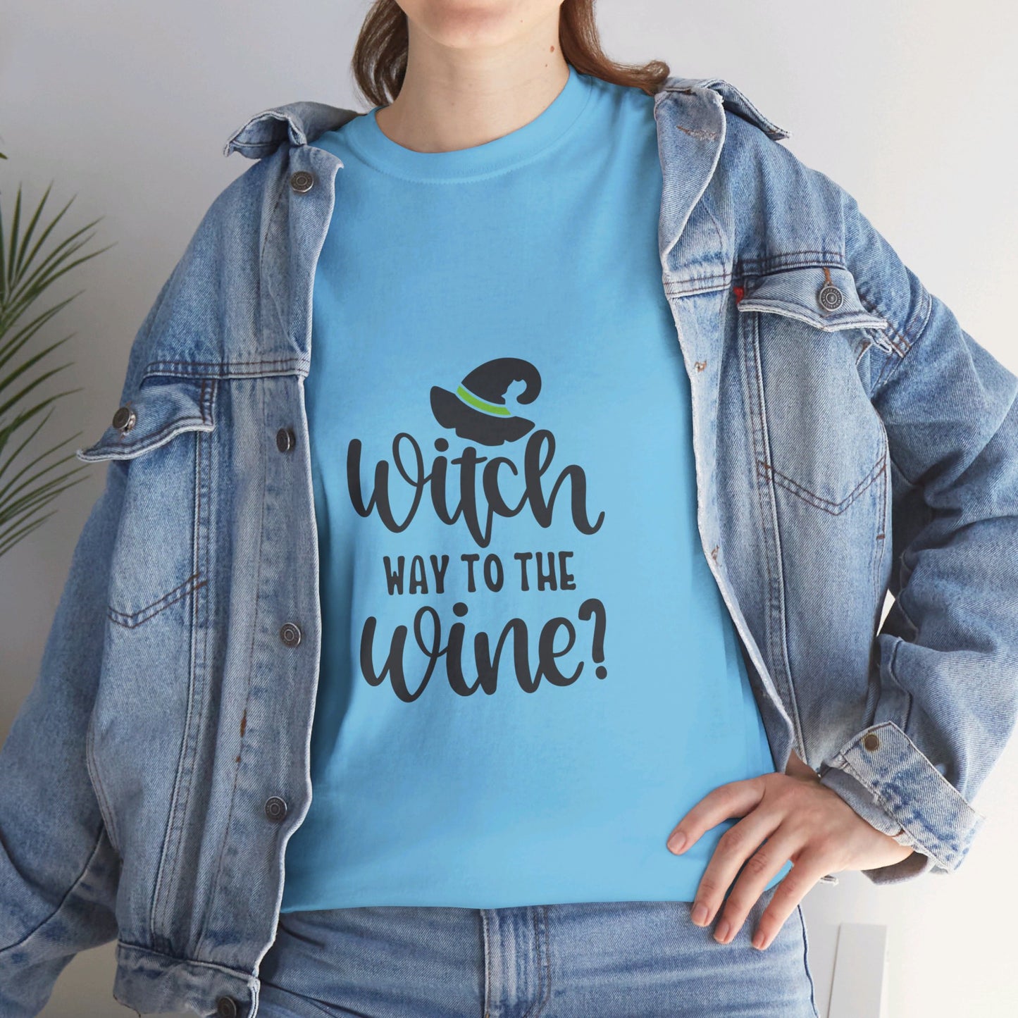 Witch way to the wine-T-Shirt