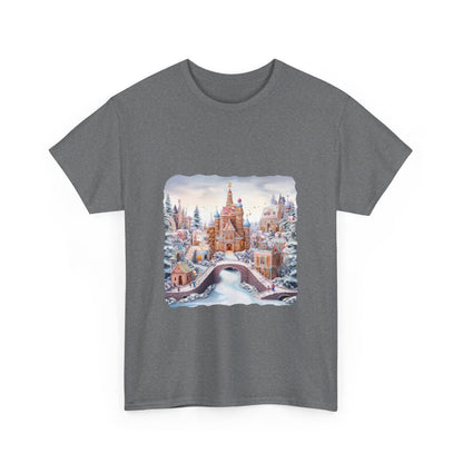 Snowy Christmas Village 10 - T-Shirt