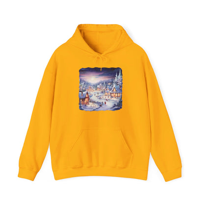 Snowy Christmas Village 3 - Hooded Sweatshirt