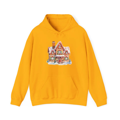 Snowy Christmas Village 14 - Hooded Sweatshirt