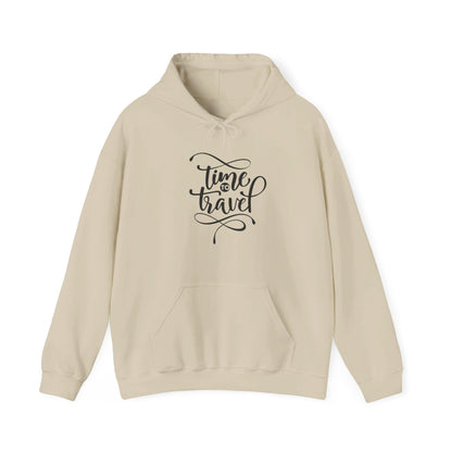 Adventure Awaits, Time to Travel Now - Hooded Sweatshirt