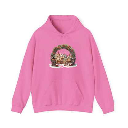 Snowy Village Bliss - Hooded Sweatshirt