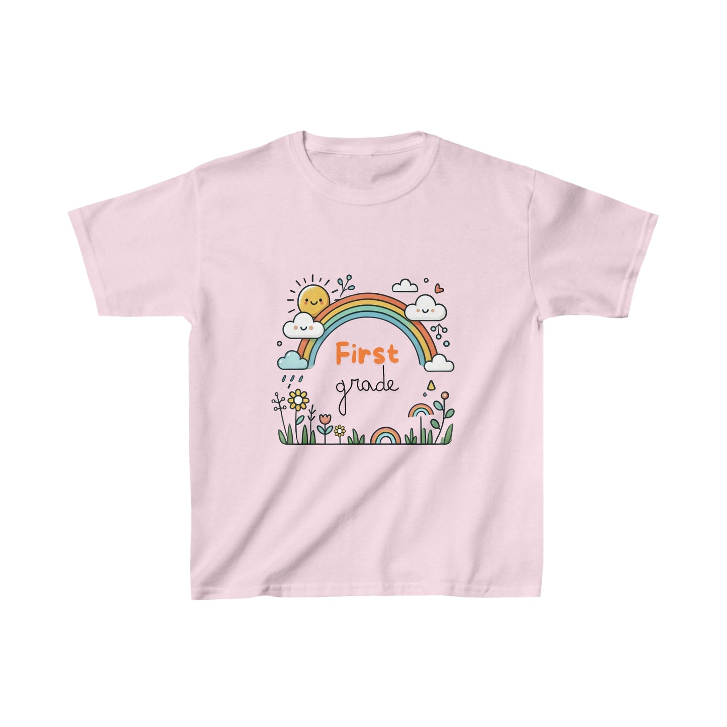 First Grade Rainbow - Kids T-Shirt