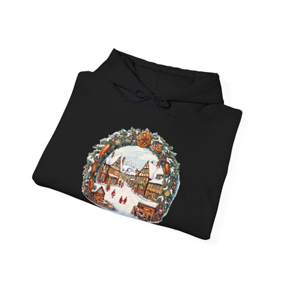 Village Yuletide Joy - Hooded Sweatshirt