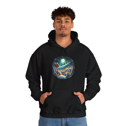 Moonlit Santa Ride - Hooded Sweatshirt