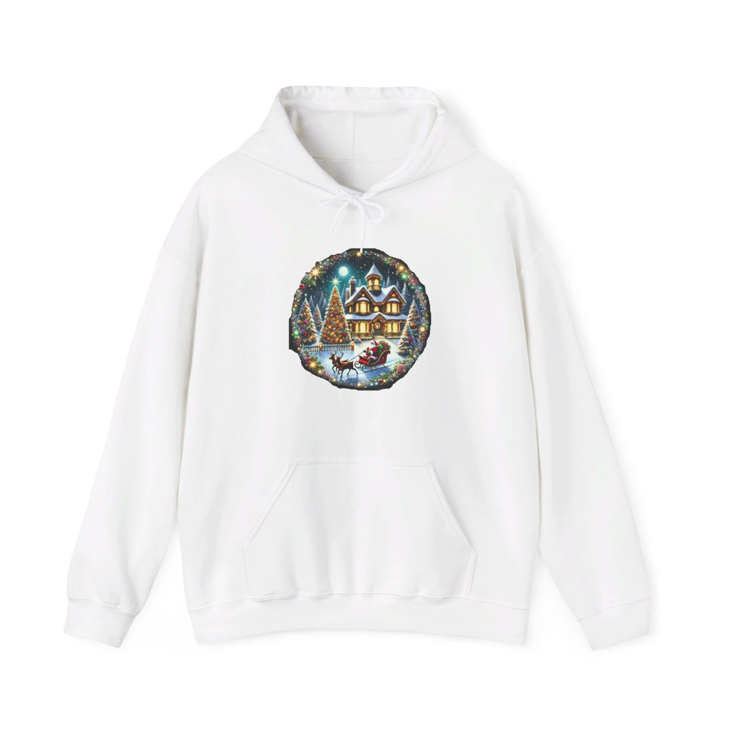 Santa's Frosty Ride - Hooded Sweatshirt