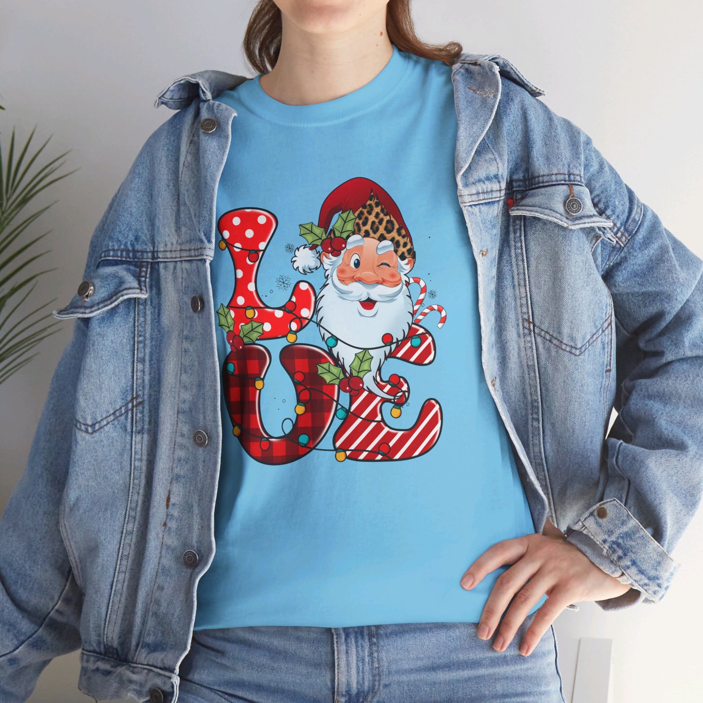 Festive Santa LOVE - T-Shirt