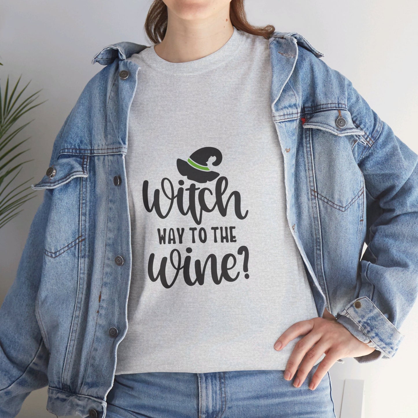 Witch way to the wine-T-Shirt