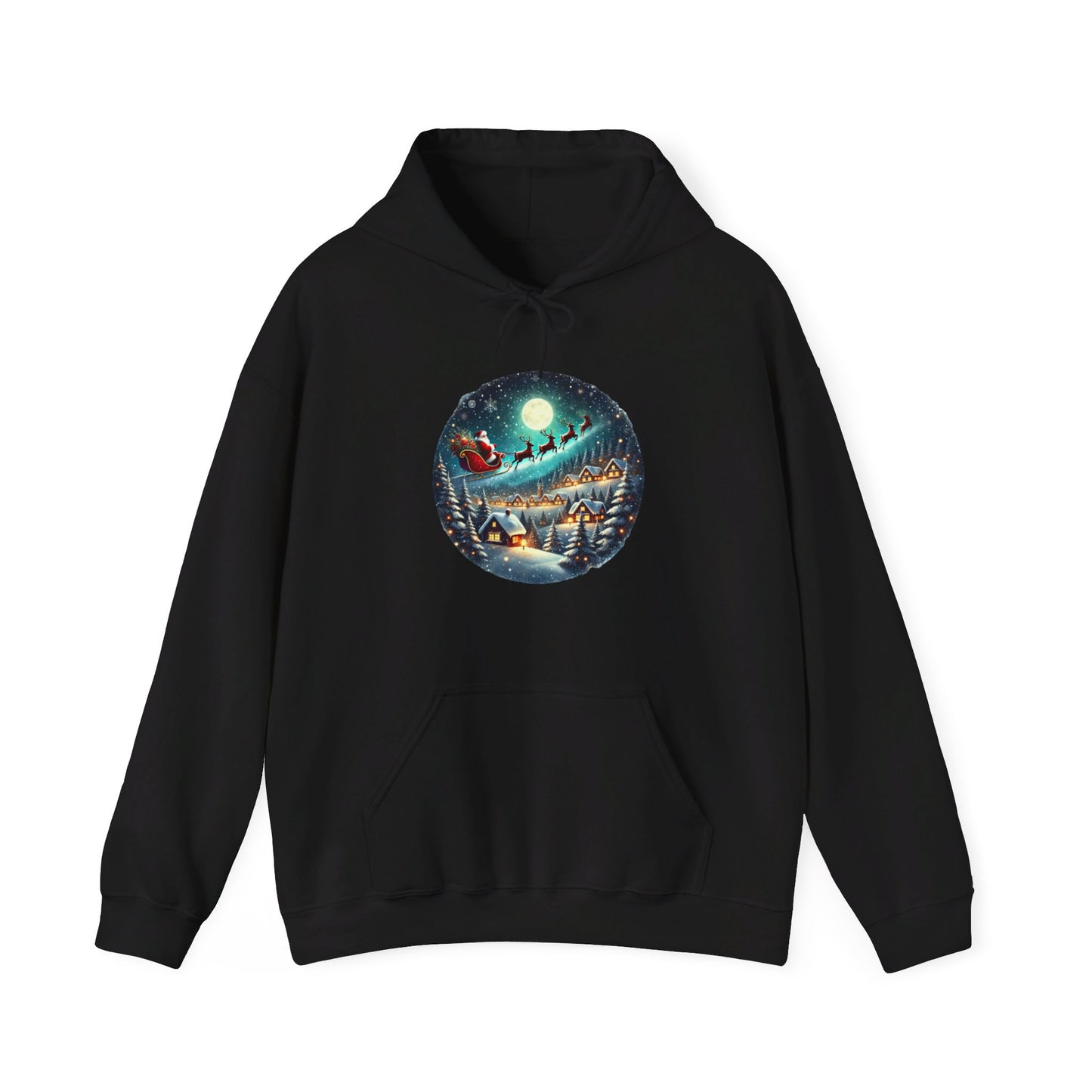 Moonlit Santa Ride - Hooded Sweatshirt