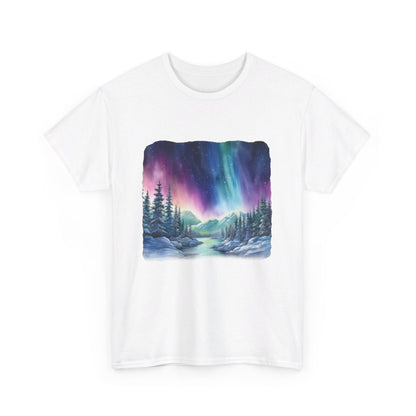 Northern Lights Watercolor  - T-Shirt