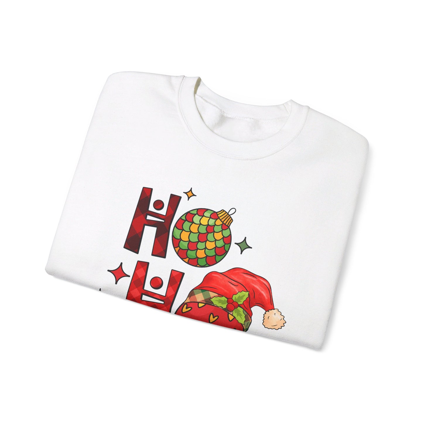 Ho Ho Ho - Christmas Light - Crewneck Sweatshirt