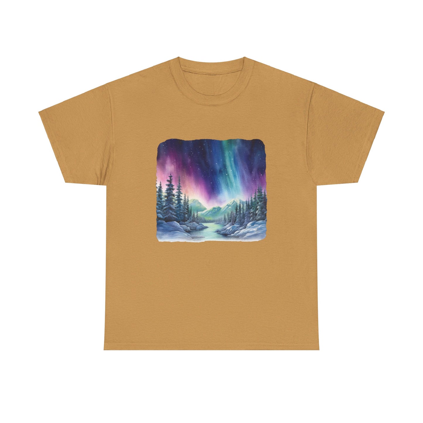 Northern Lights Watercolor  - T-Shirt