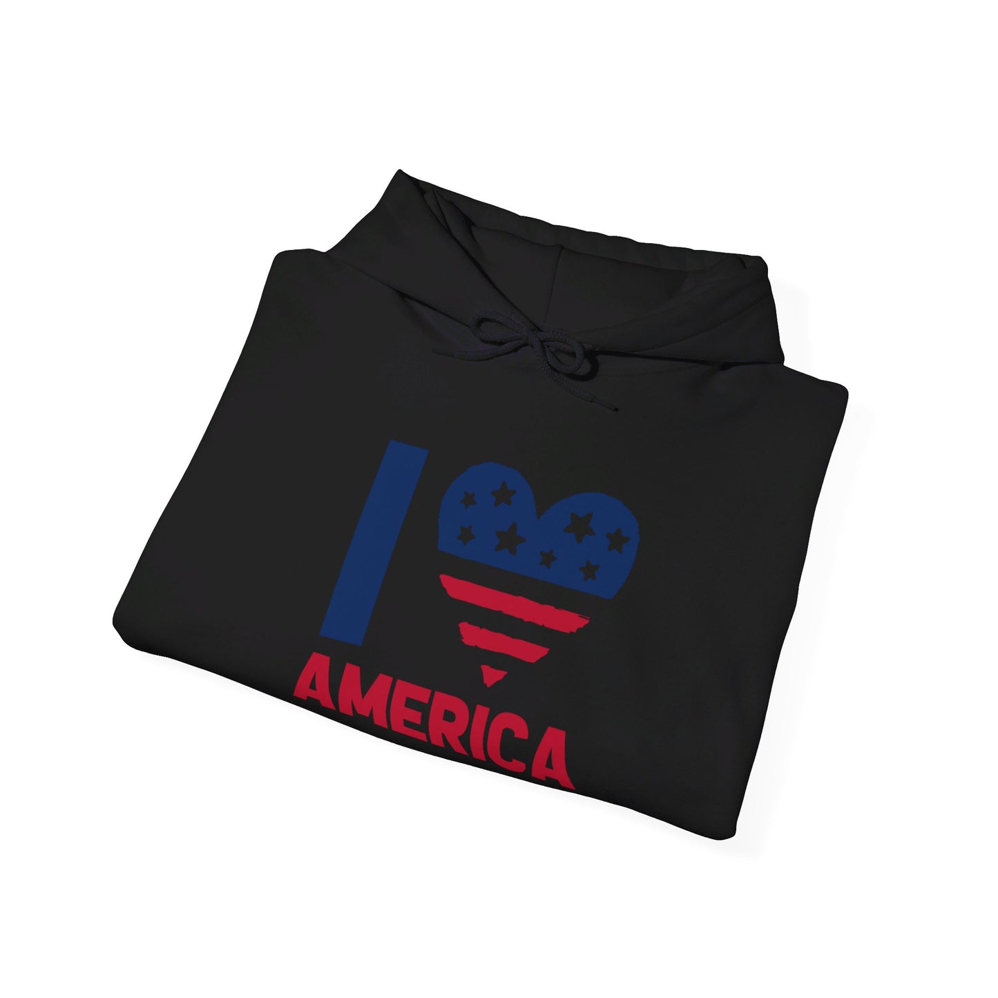 Heartfelt Love for the America - Hooded Sweatshirt