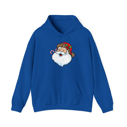 Festive Santa Claus - Hooded Sweatshirt