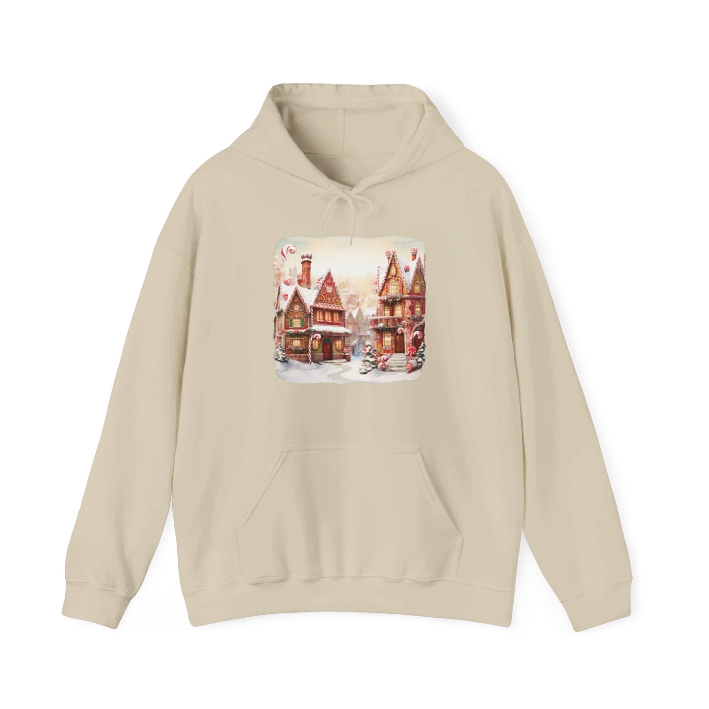 Snowy Christmas Village 11 - Hooded Sweatshirt