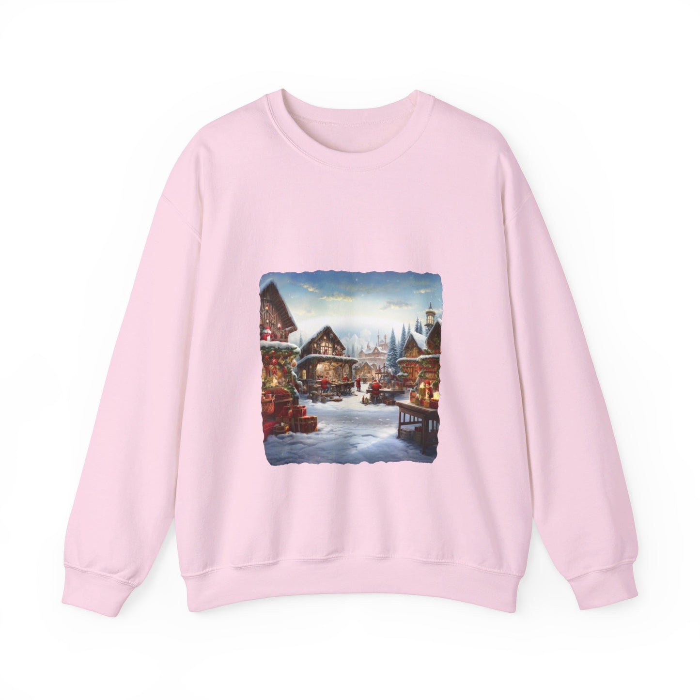 Snowy Christmas Village North Pole - Sweatshirt