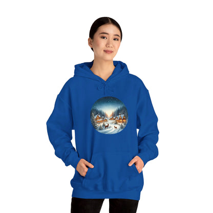 Magical Snowy Night - Hooded Sweatshirt