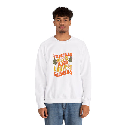 Pumpkin Kisses And Harvest Wishes - Sweatshirt