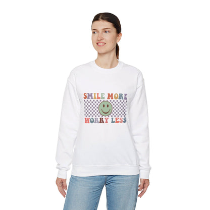 Smile More, Worry Less Sweatshirt