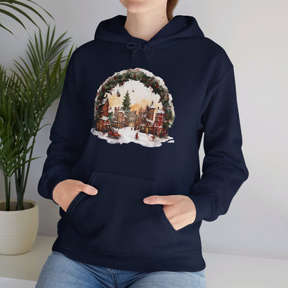 Christmas Village Charm - Hooded Sweatshirt