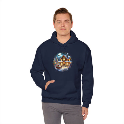 Santa's Joyful Ride - Hooded Sweatshirt