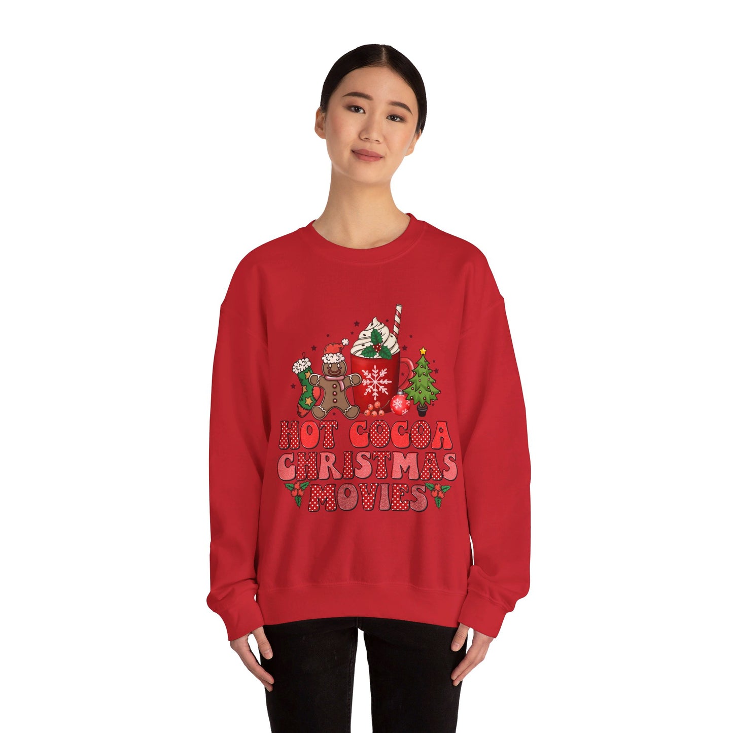 Hot Cocoa Christmas Movies - Crewneck Sweatshirt