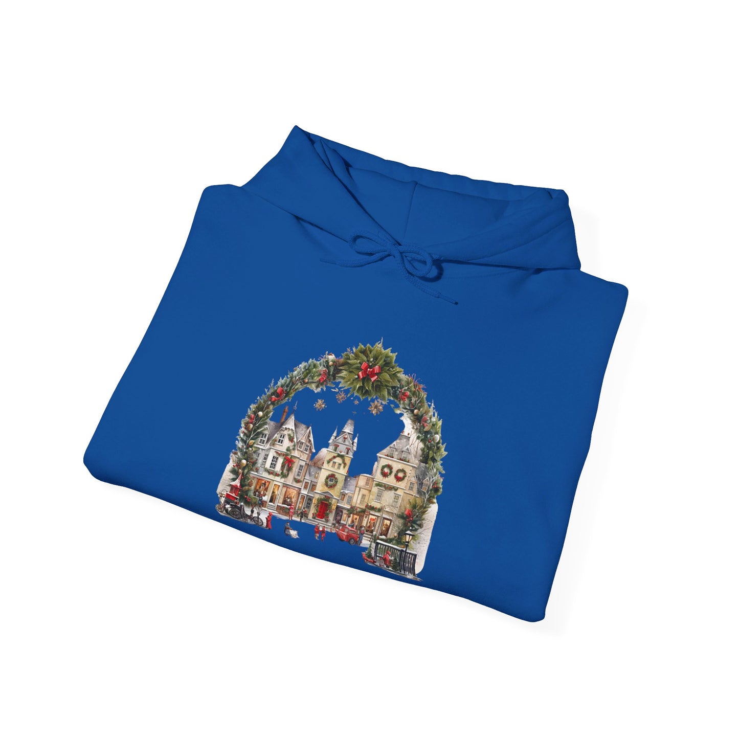 Village Christmas Eve - Hooded Sweatshirt