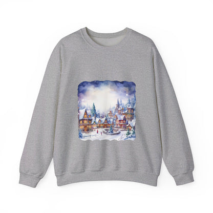 Snowy Christmas Village 5 - Sweatshirt