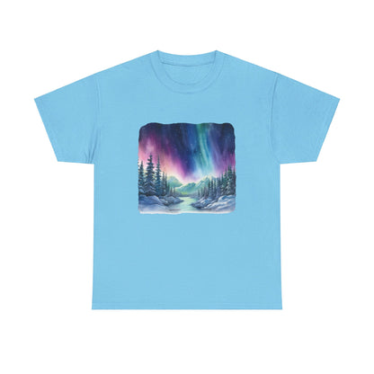 Northern Lights Watercolor  - T-Shirt