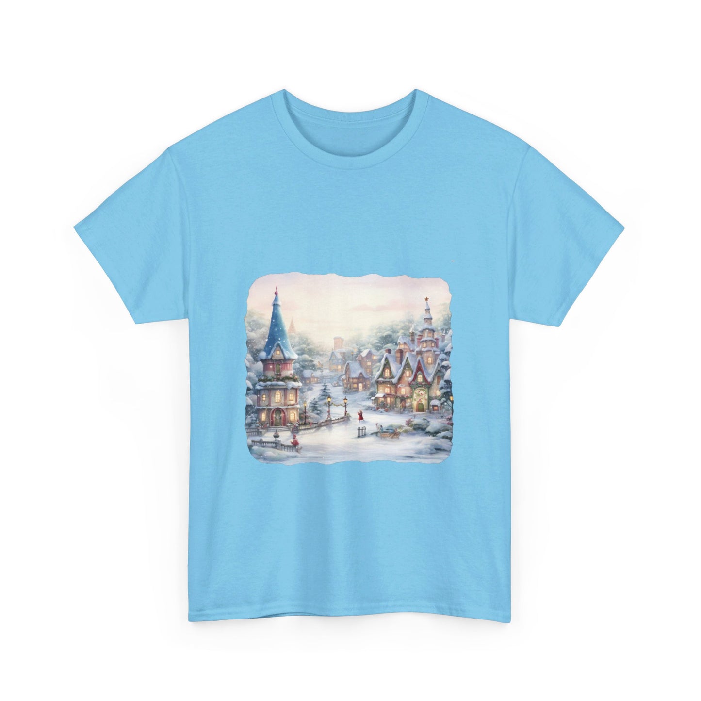 Snowy Christmas Village 2 - T-Shirt