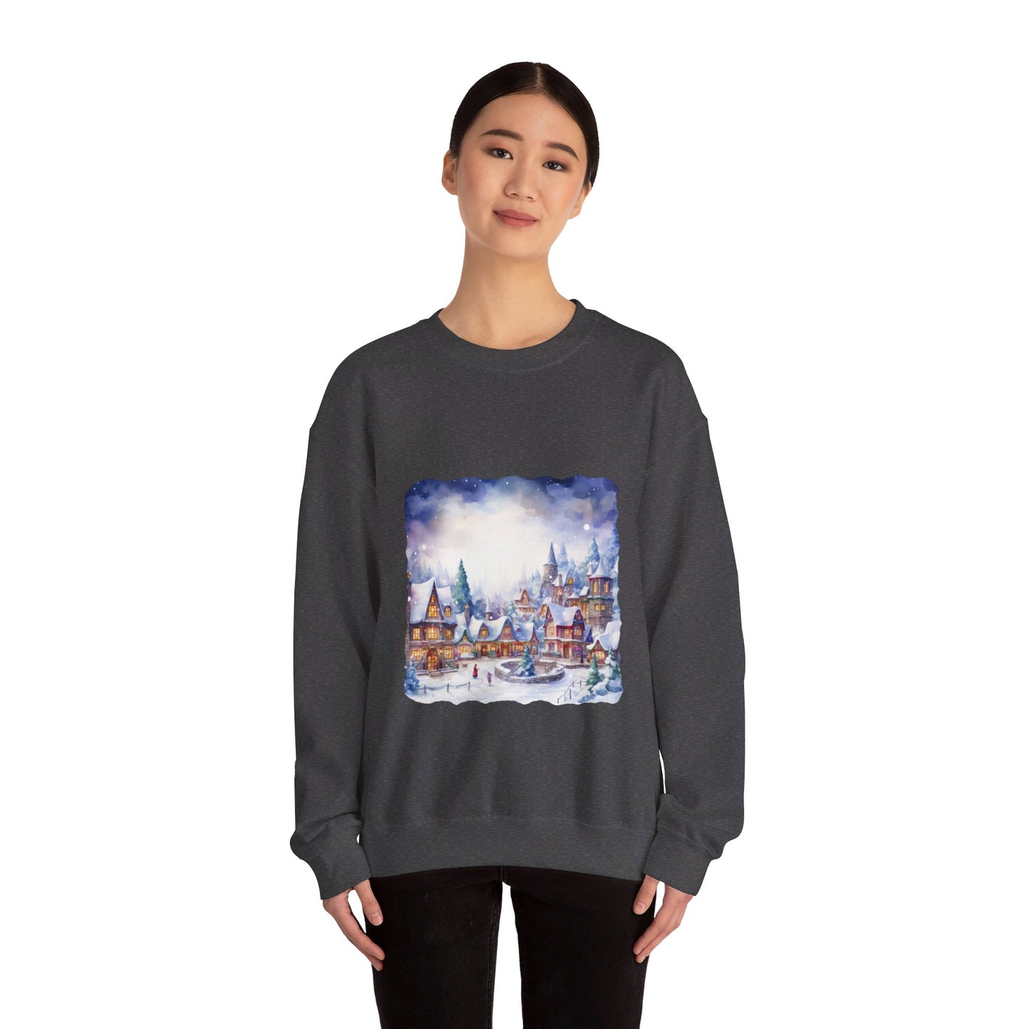 Snowy Christmas Village 5 - Sweatshirt