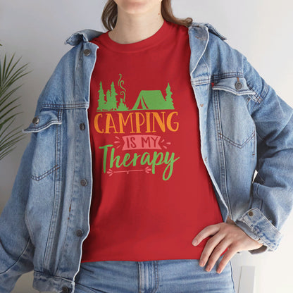 Camping Is My Therapy - T-Shirt