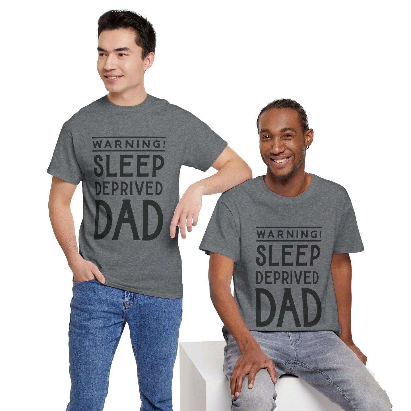 Warning Sleep Deprived Dad - T-Shirt