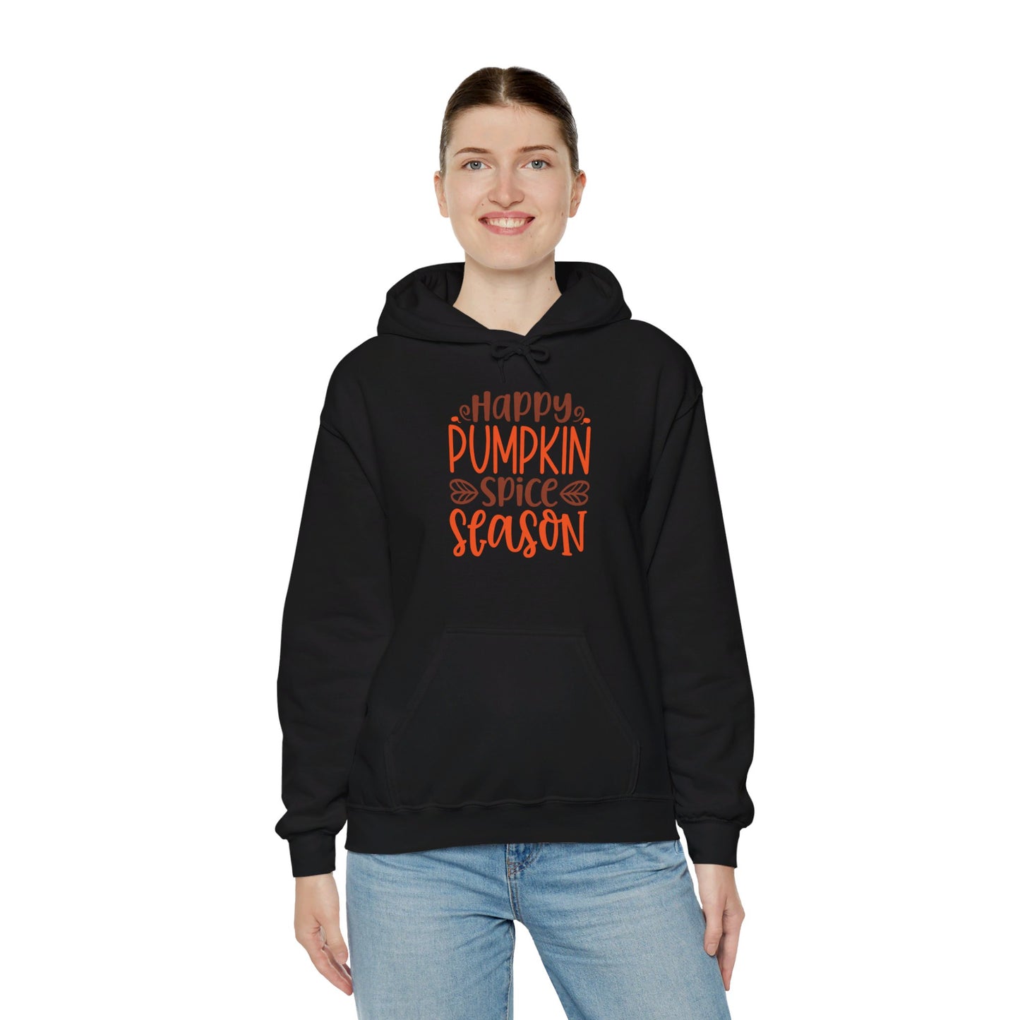 Happy Pumpkin, Spice Season - Hooded Sweatshirt