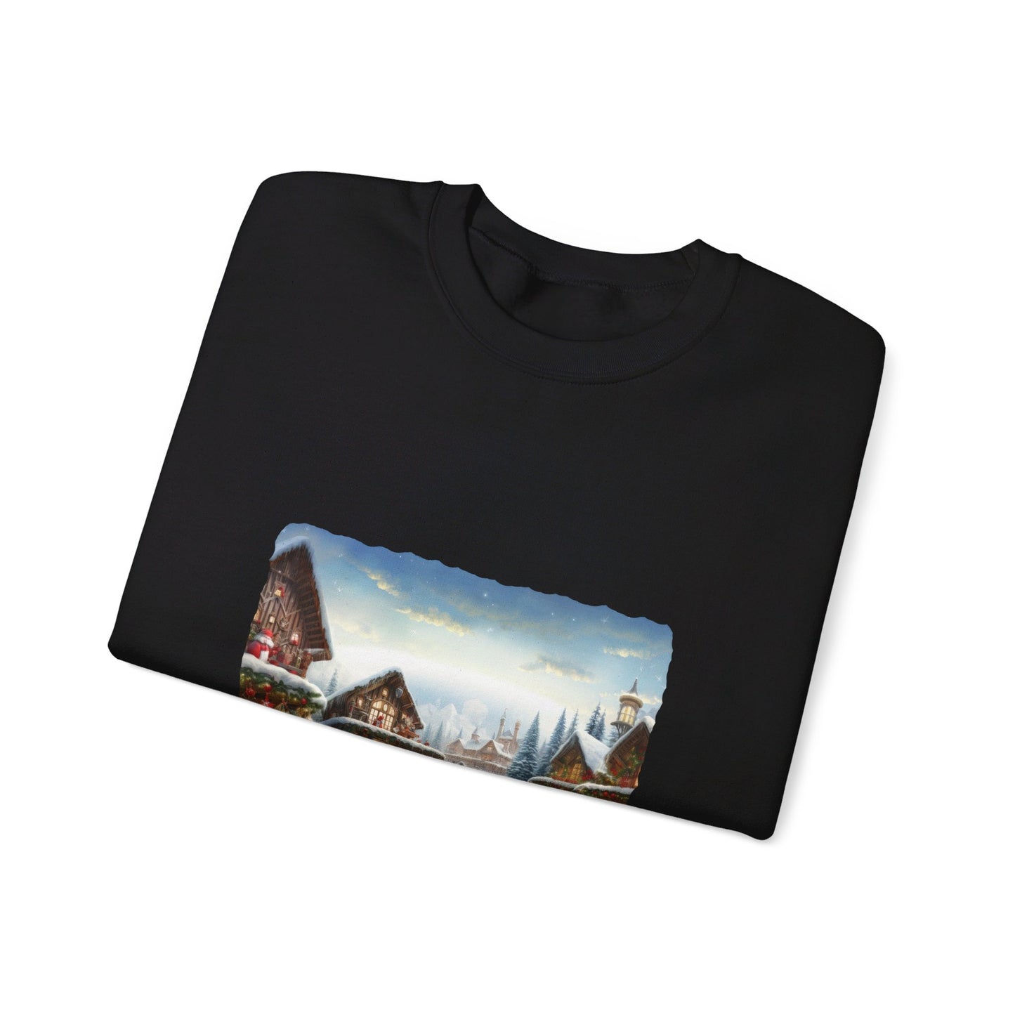 Snowy Christmas Village North Pole - Sweatshirt